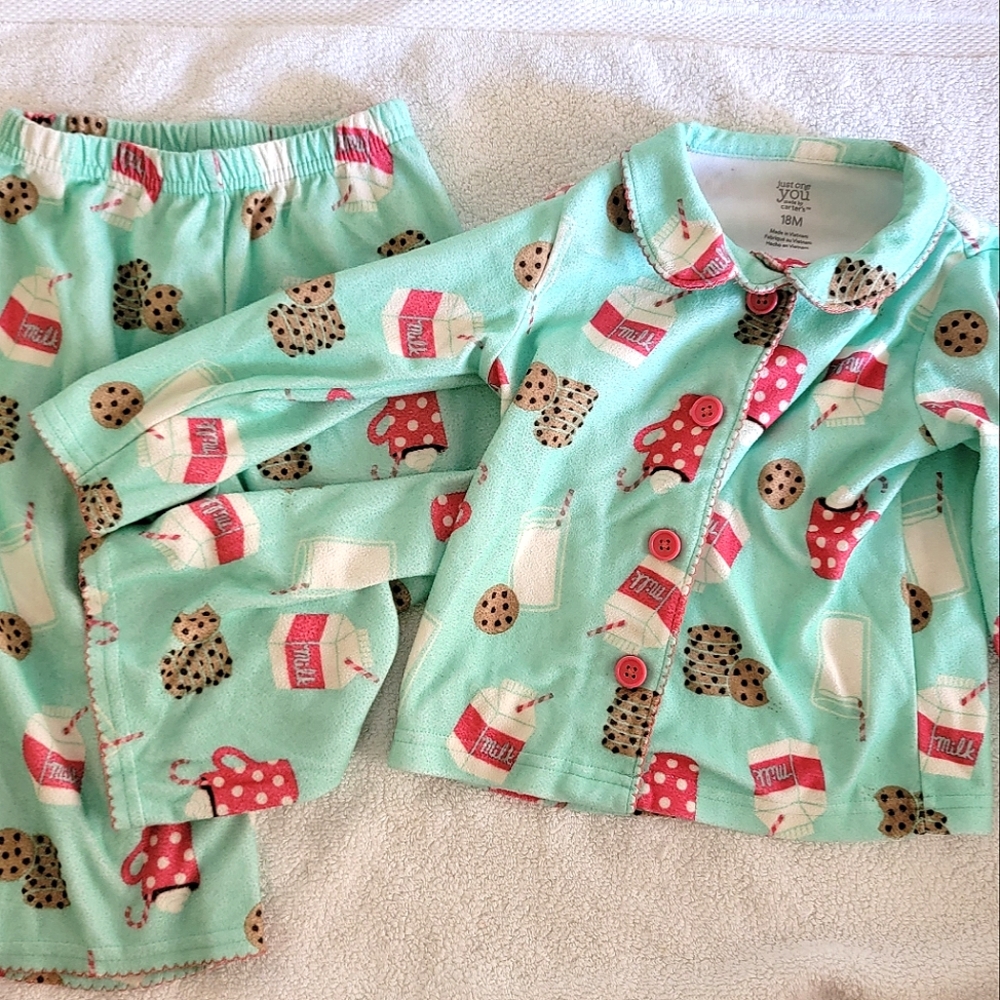 12 Month Cookies and Milk Jammies from Carters